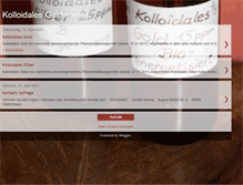 Tablet Screenshot of kolloidales-goldwasser.blogspot.com