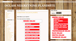 Desktop Screenshot of nekretnineplandiste.blogspot.com