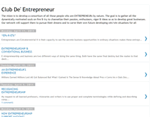 Tablet Screenshot of entrepreneure-club.blogspot.com