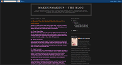 Desktop Screenshot of makeupmakeup101.blogspot.com