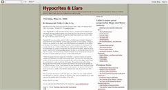 Desktop Screenshot of hypocrisyandlies.blogspot.com