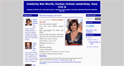 Desktop Screenshot of celebritynetworths.blogspot.com