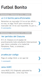 Mobile Screenshot of futbolbonito.blogspot.com