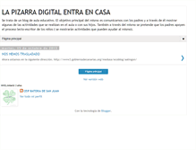 Tablet Screenshot of lapizarradigitalentraencasa.blogspot.com