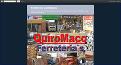 Desktop Screenshot of ferreteriaquiromaco.blogspot.com