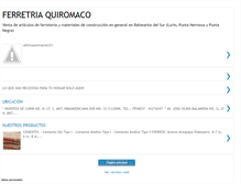 Tablet Screenshot of ferreteriaquiromaco.blogspot.com