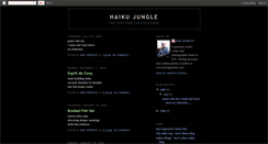 Desktop Screenshot of haikujungle.blogspot.com