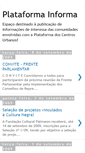 Mobile Screenshot of plataformainforma.blogspot.com