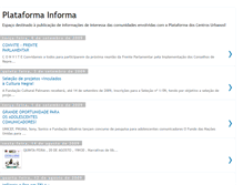 Tablet Screenshot of plataformainforma.blogspot.com
