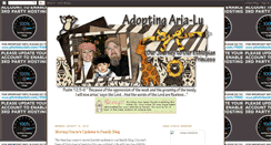 Desktop Screenshot of adoptingaria.blogspot.com