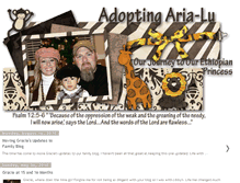 Tablet Screenshot of adoptingaria.blogspot.com