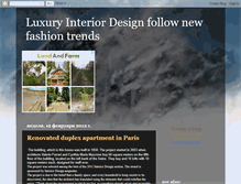 Tablet Screenshot of luxury-interior-design.blogspot.com