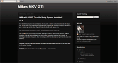 Desktop Screenshot of mikesmkvgti.blogspot.com
