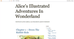 Desktop Screenshot of alicesillustratedadventures.blogspot.com