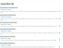 Tablet Screenshot of cleantechoc.blogspot.com