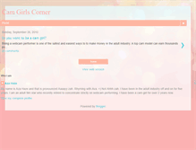 Tablet Screenshot of camgirlscorner.blogspot.com