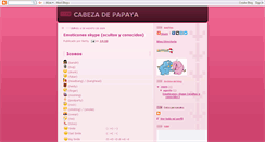 Desktop Screenshot of cabezadepapaya.blogspot.com