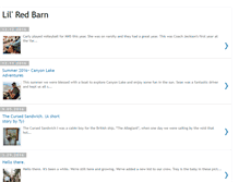 Tablet Screenshot of lilredbarn.blogspot.com