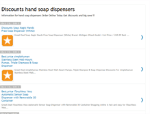 Tablet Screenshot of hand-soap-dispensers.blogspot.com