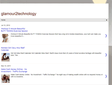 Tablet Screenshot of glamtechno.blogspot.com