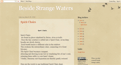 Desktop Screenshot of besidestrangewaters.blogspot.com