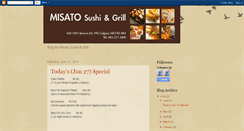 Desktop Screenshot of misatosushi.blogspot.com