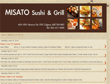 Tablet Screenshot of misatosushi.blogspot.com