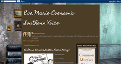 Desktop Screenshot of evamarieeversonssouthernvoice.blogspot.com