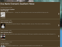 Tablet Screenshot of evamarieeversonssouthernvoice.blogspot.com