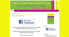 Desktop Screenshot of glutenfreewilsonnc.blogspot.com