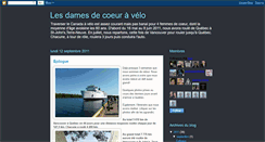 Desktop Screenshot of lesdamesdecoeuravelo.blogspot.com