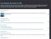 Tablet Screenshot of lesdamesdecoeuravelo.blogspot.com