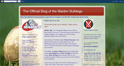 Desktop Screenshot of maldenbulldogs.blogspot.com