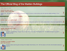 Tablet Screenshot of maldenbulldogs.blogspot.com