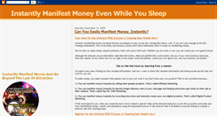 Desktop Screenshot of manifest-money-instantly.blogspot.com