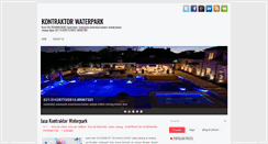 Desktop Screenshot of kontraktorwaterparkgntec.blogspot.com