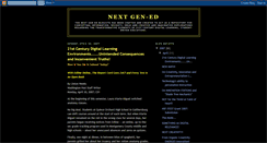 Desktop Screenshot of nextgened.blogspot.com