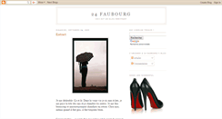 Desktop Screenshot of 24faubourg.blogspot.com