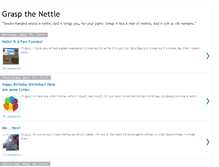 Tablet Screenshot of allgraspthenettle.blogspot.com