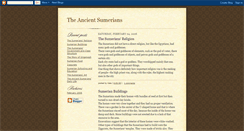 Desktop Screenshot of ancientsumer.blogspot.com