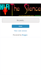 Mobile Screenshot of hifithesilence.blogspot.com