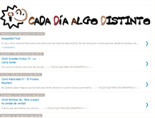 Tablet Screenshot of cadadiaalgodistinto.blogspot.com