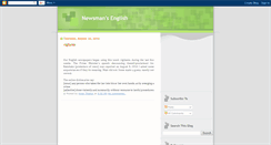 Desktop Screenshot of newsmansenglish.blogspot.com