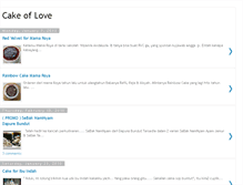 Tablet Screenshot of cakeoflove.blogspot.com