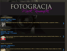 Tablet Screenshot of foto-gracja.blogspot.com