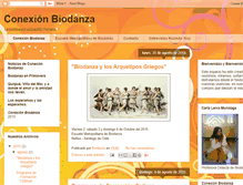 Tablet Screenshot of conexion-biodanza.blogspot.com
