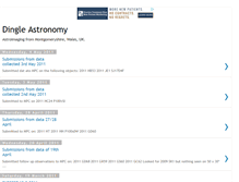 Tablet Screenshot of dingleastro.blogspot.com