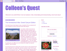 Tablet Screenshot of colleensquest-flberrys.blogspot.com