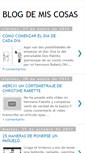 Mobile Screenshot of blogdemiscosas.blogspot.com