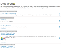 Tablet Screenshot of living-in-grace.blogspot.com